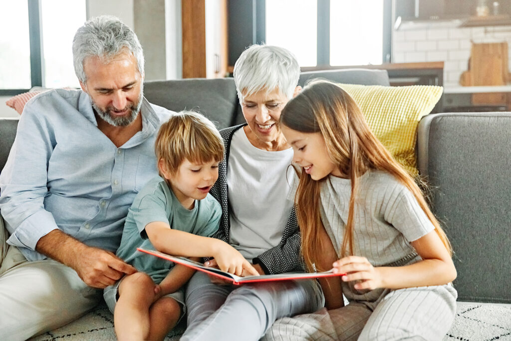 Caregivers and grandchildren learn support techniques from expert BCBAs in Boise, Idaho.